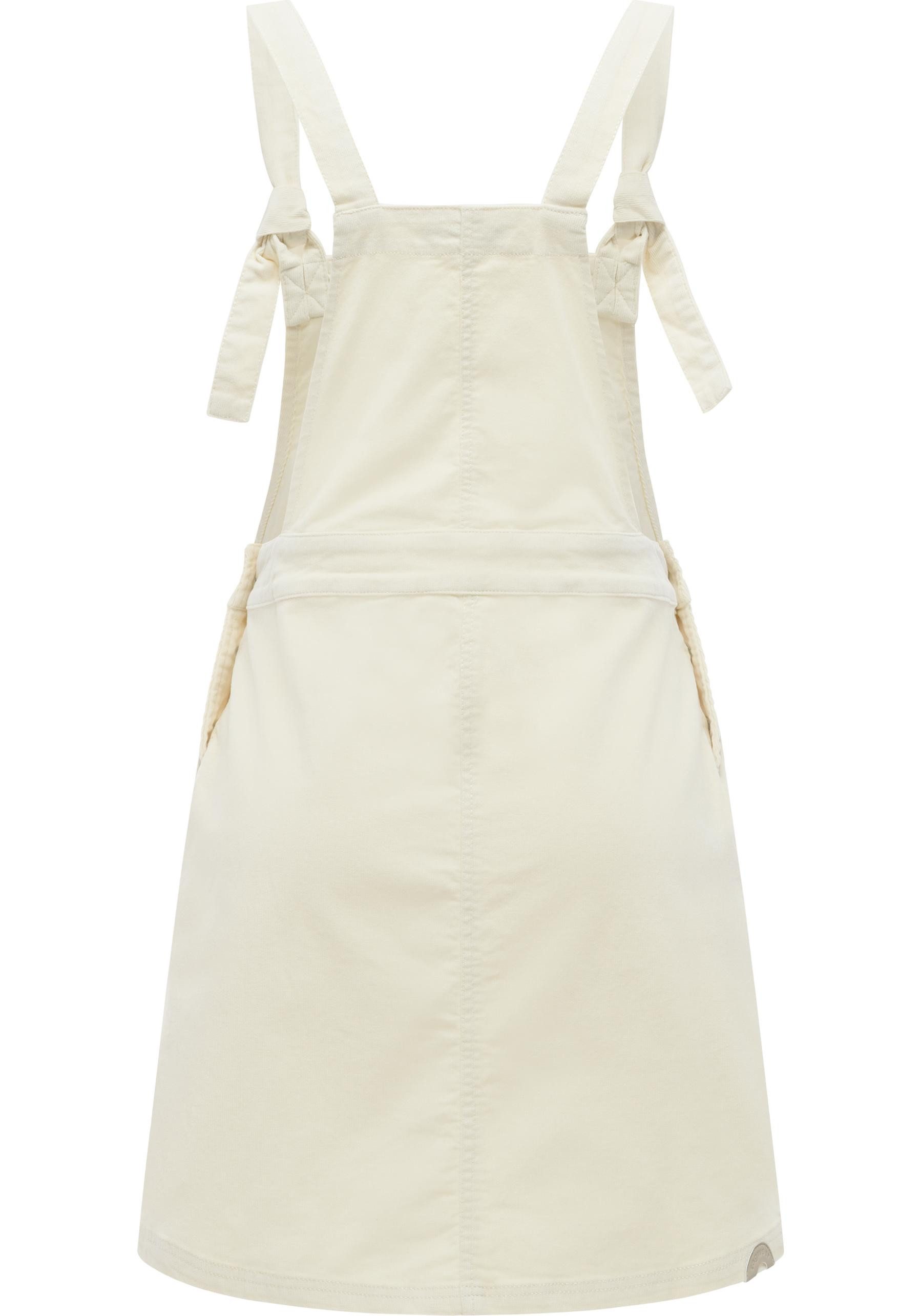 Ragwear Cordkleid Zekke Cordy Damen Latzkleid aus Babycord-Material