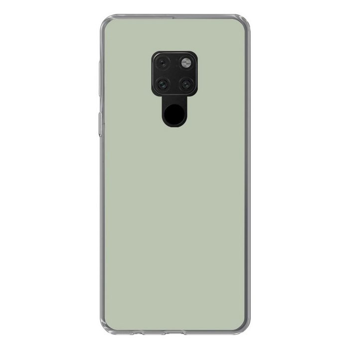 MuchoWow Handyhülle Farbe - Mintgrün - Innenausstattung Phone Case Handyhülle Huawei Mate 20 Silikon Schutzhülle