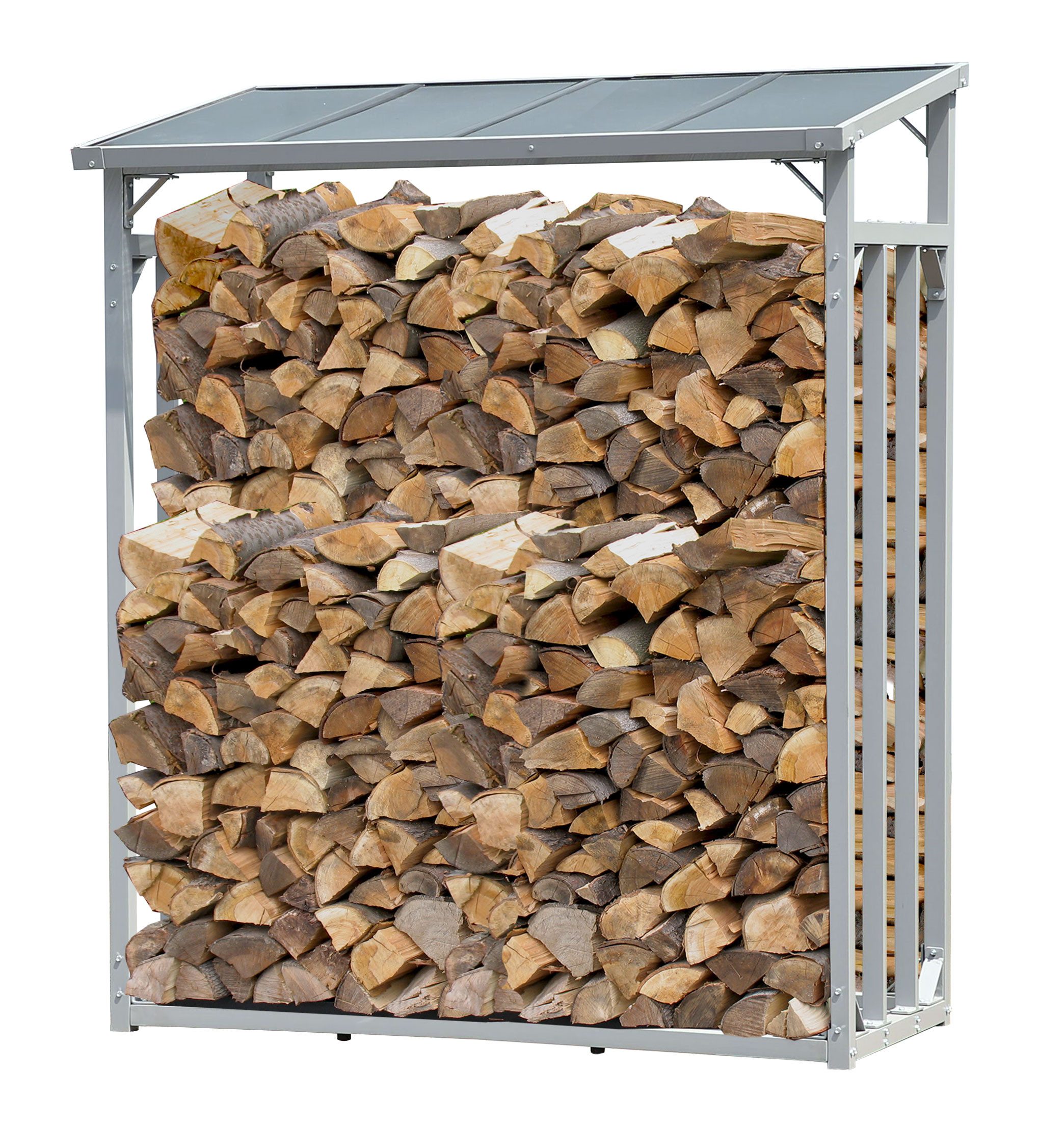 Quick Star Kaminholzregal Außen Aluminium Pro, Mehrere Größen, Mit / Ohne W günstig online kaufen