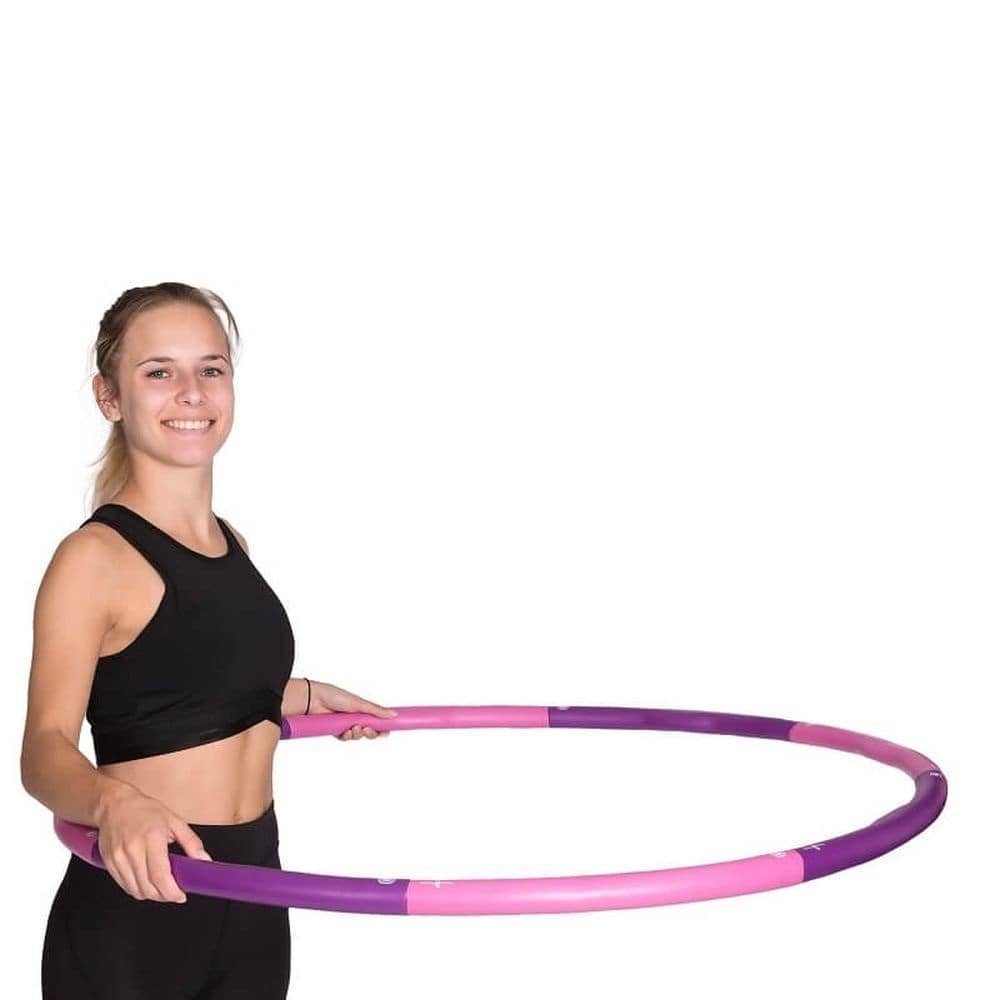 Hoopomania Hula-Hoop-Reifen Hoopomania Light Hula Violett 1.2kg Hoop Schaumstoff Hoop, Pink