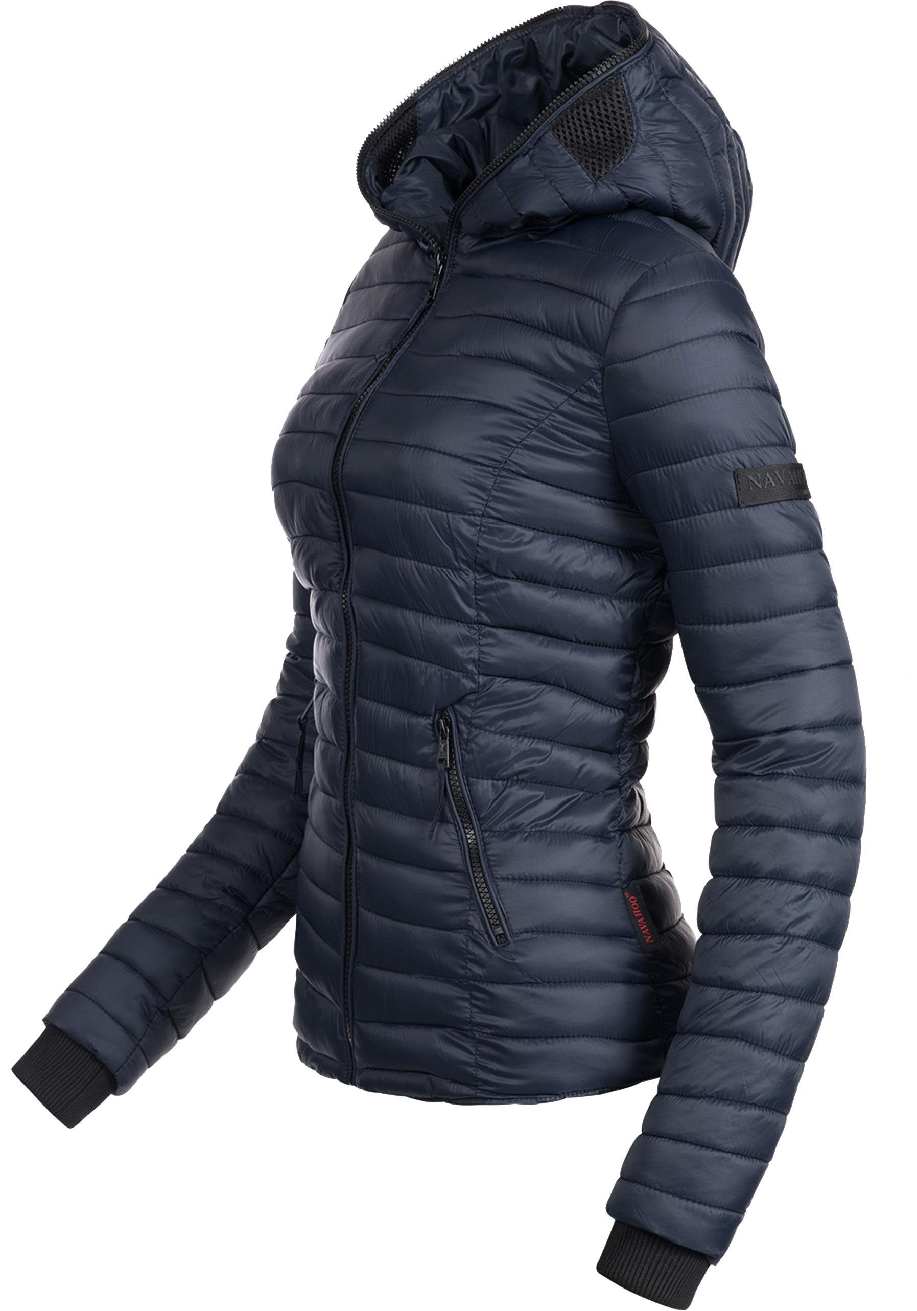 Navahoo Steppjacke Kimuk leichte Übergangsjacke mit Kapuze