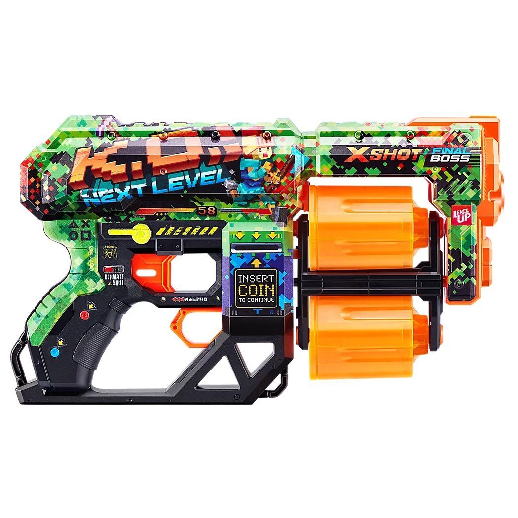 ZURU Blaster Dartblaster Dread - K.O -, Doppeltrommel und pixeliger Skin K.O.