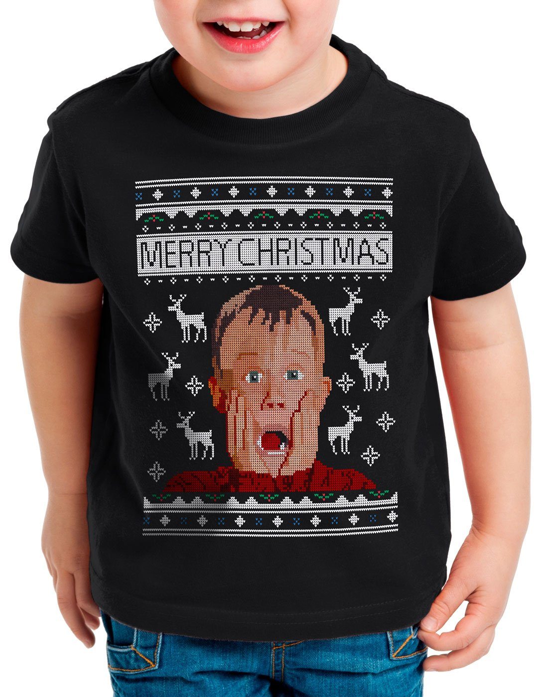 style3 T-Shirt Kevin allein zu Haus weihnachten weihnachten mccallister sweater