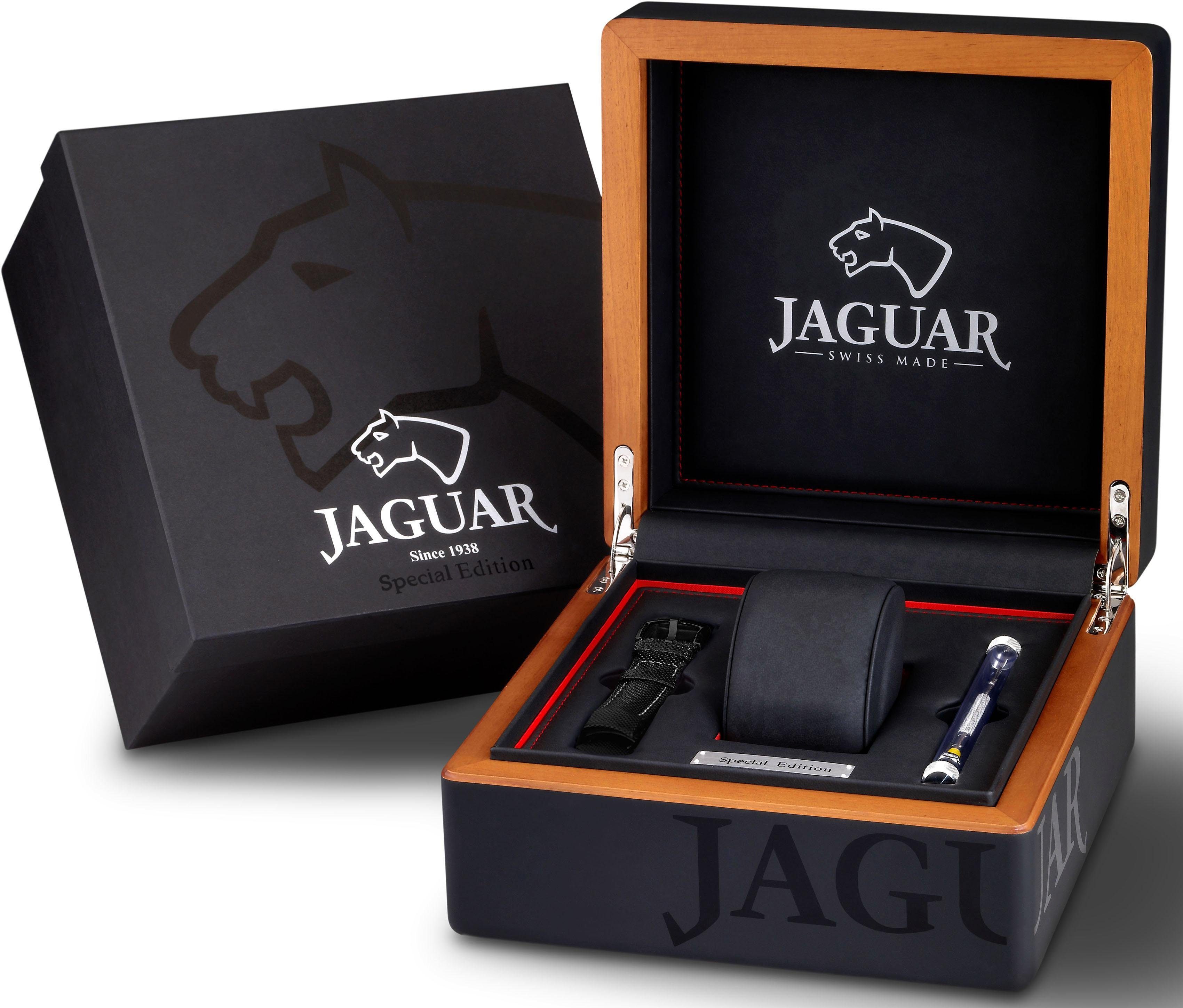 Jaguar Chronograph mit Geschenk Edition, Special (Set, Werkzeug), ideal Wechselband 3-tlg., J689/1, und als auch