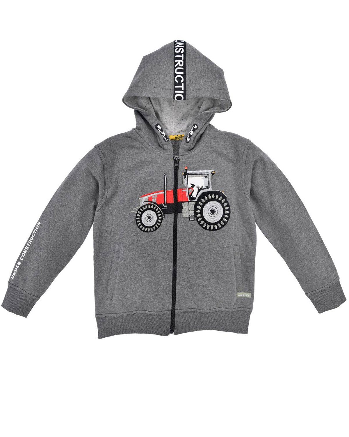 BONDI Trachtenjacke Kapuzenjacke 'Traktor' für Kinder 33184, Hoodie A