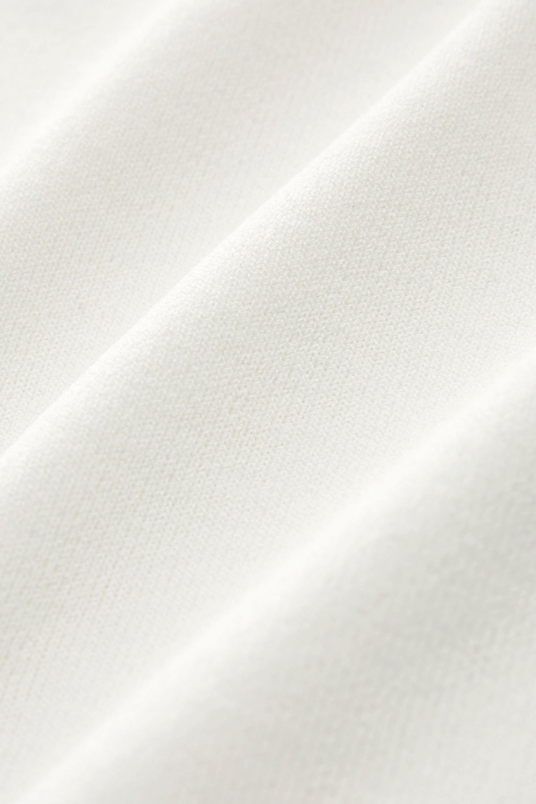 2-in-1-Pullover White Next Utility-Design (1-tlg) Rundhalspullover im mit Webärmeln