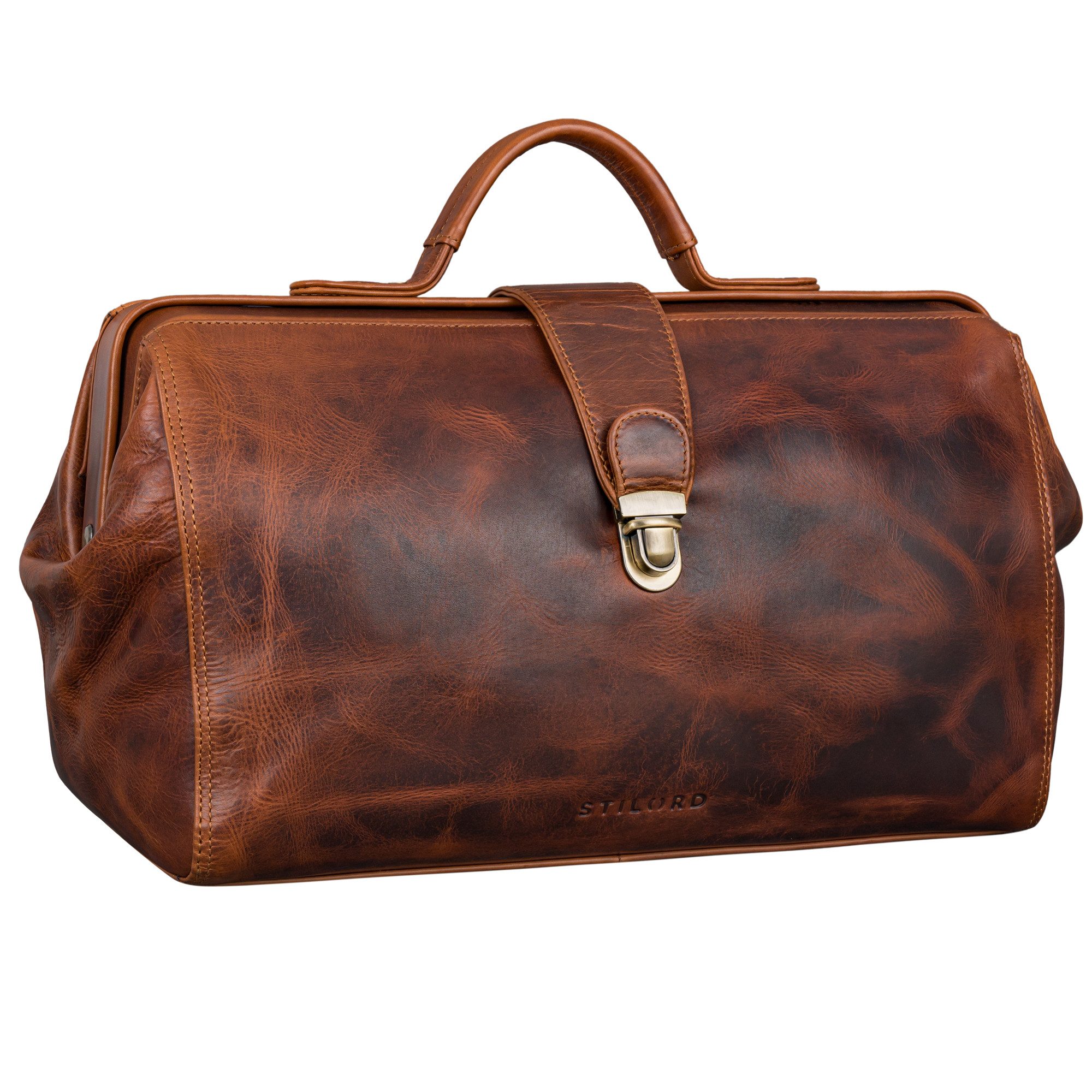 STILORD Aktentasche STILORD "Percy" Arzttasche Leder Vintage