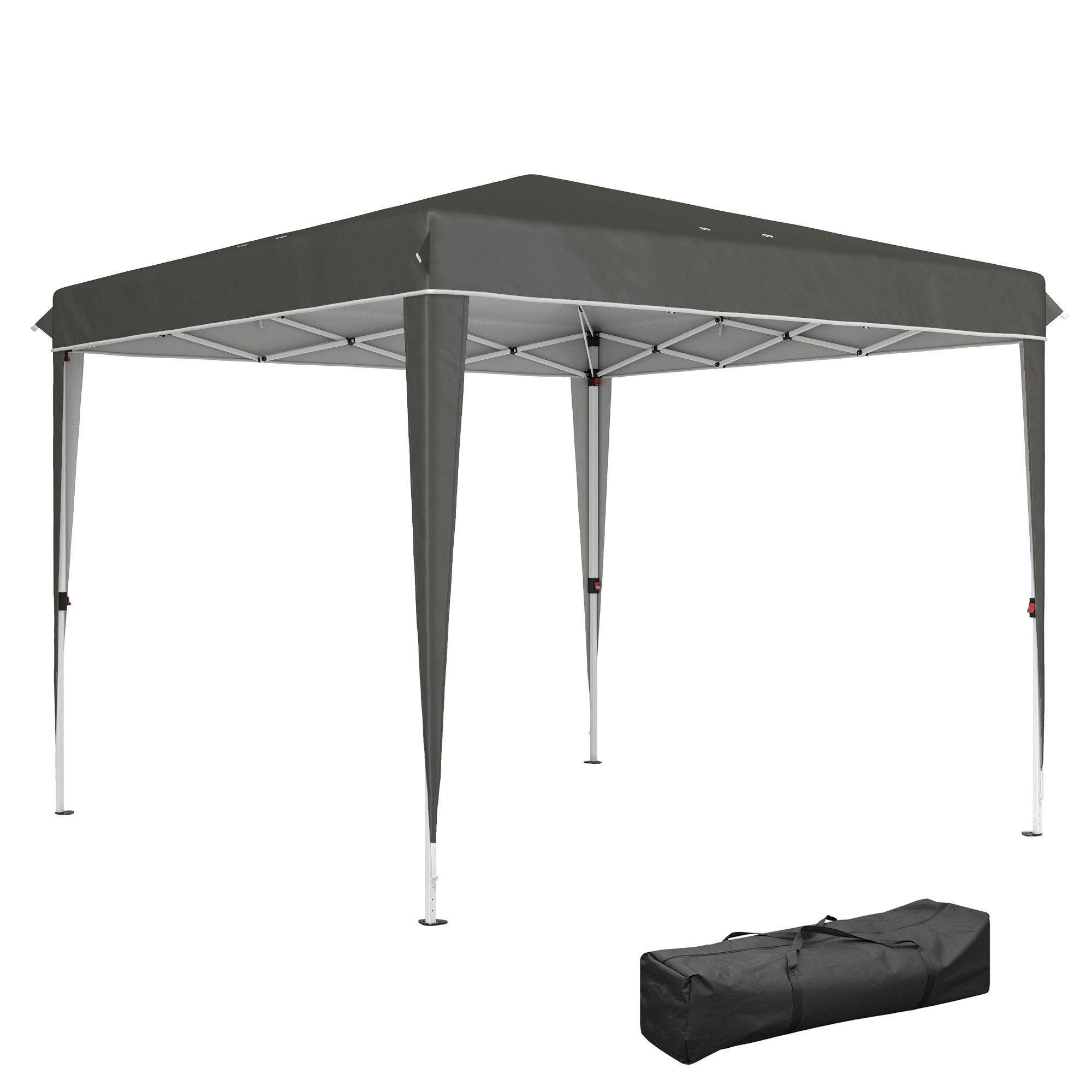 Outsunny Faltpavillon 3x3m, wasserabweisend stabil winterfest, günstig online kaufen