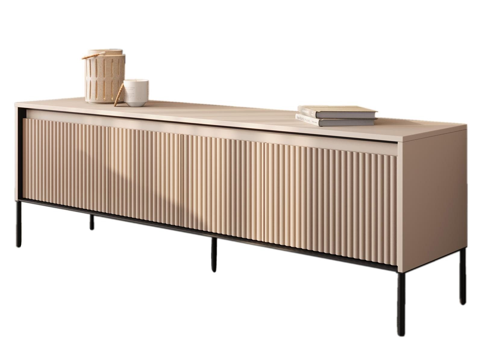 Compleo TV-Schrank FLORE mit 4 Klappen/Türen, günstig online kaufen