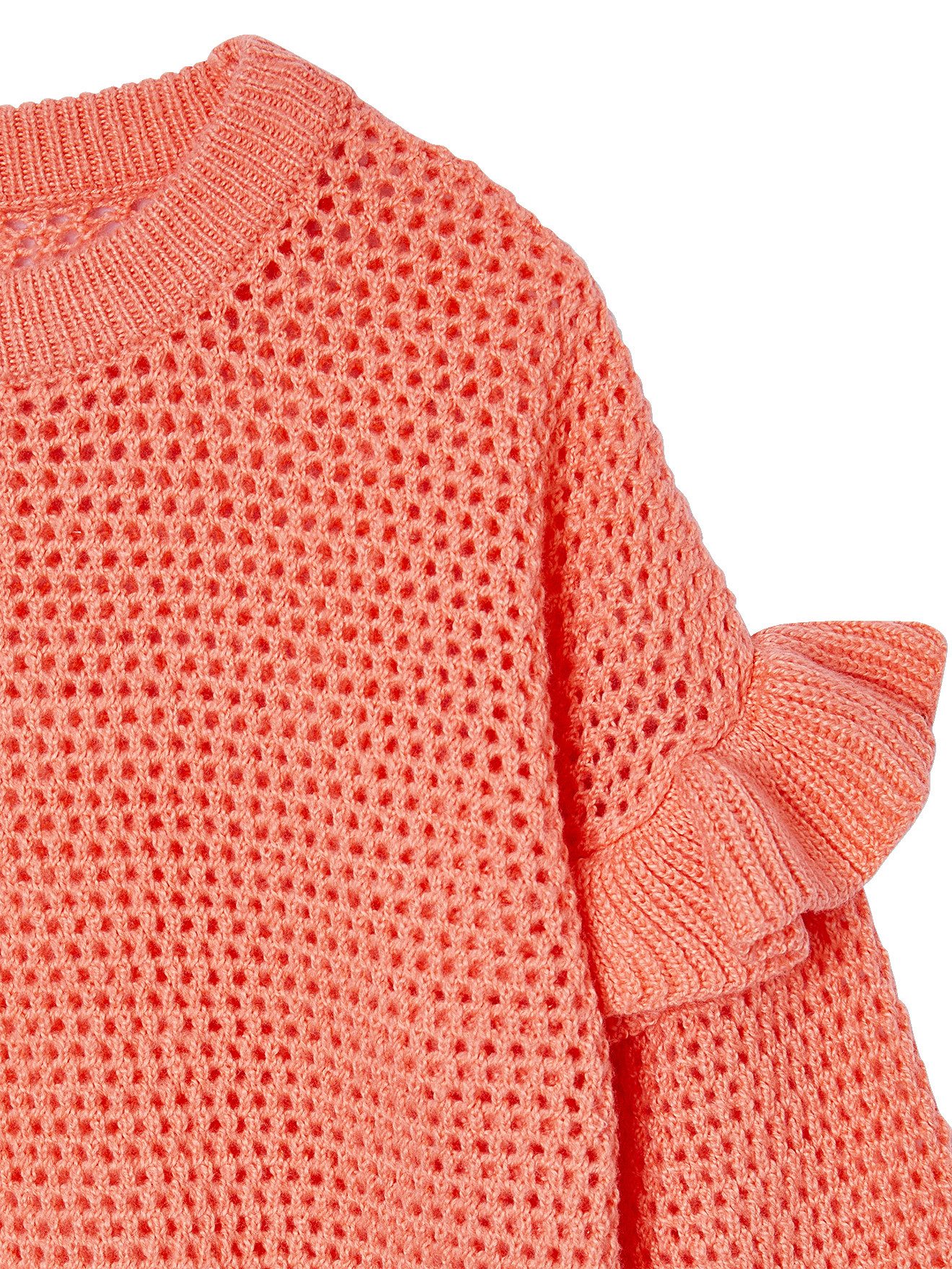 vertbaudet Pullunder Mädchen Pullover mit Volants