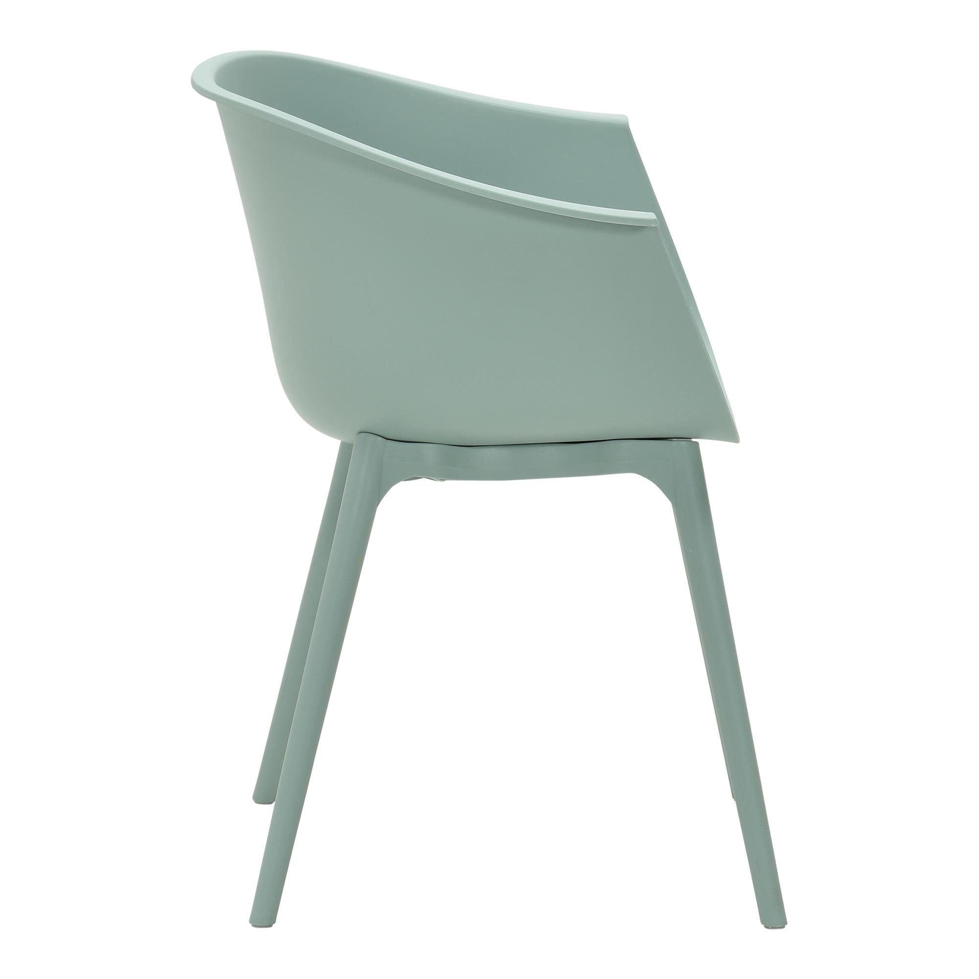Armlehnenstuhl Loungesessel hochwertigem hellgrün Living aus ROMANO Kunststoff sehr GMD (1-St),