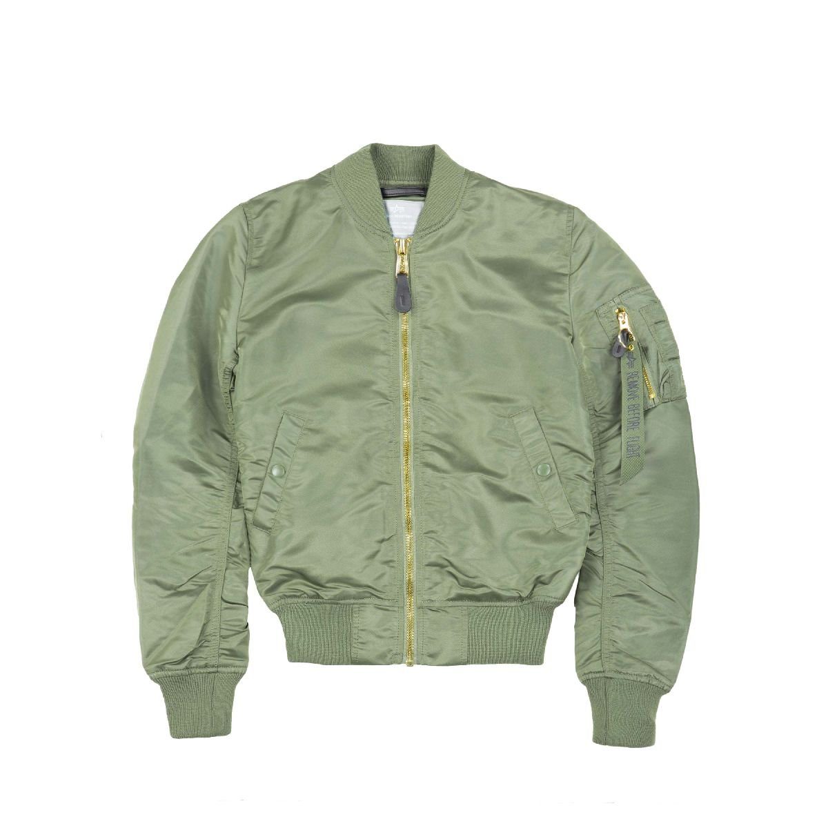 Alpha Industries Kurzjacke Ma-1 Vf Lw Wmn sage-green/gold