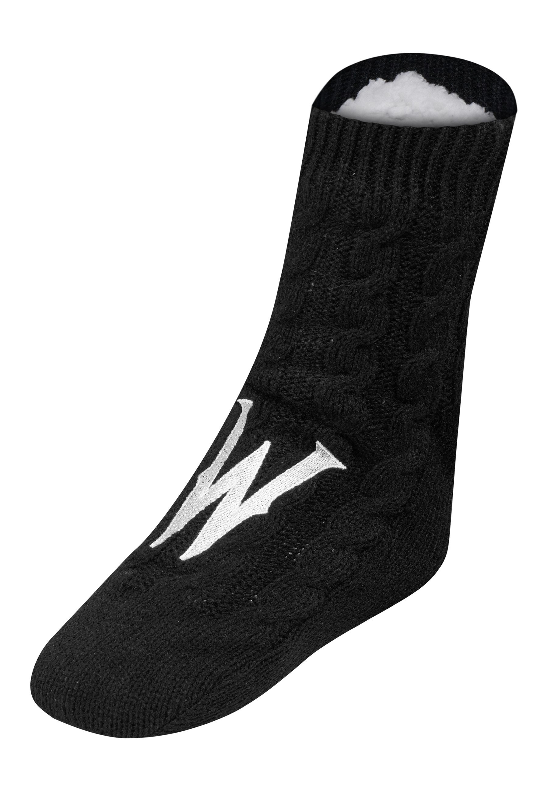 ONOMATO! ABS-Socken Damen Hausschuh-Socken Kuschelsocken Stopper-Socken (2-Paar)