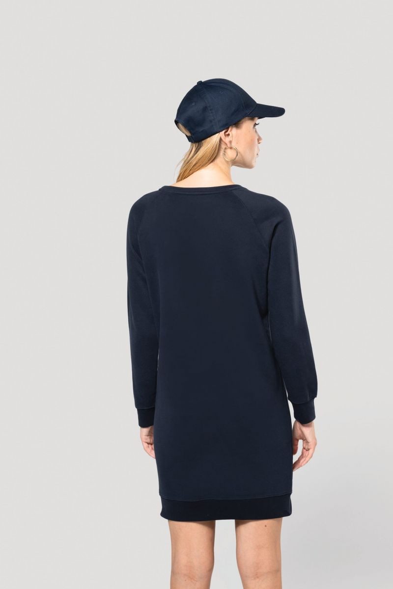 Kariban Sweatkleid Damen Bio-Loungekleid aus Fleece günstig online kaufen