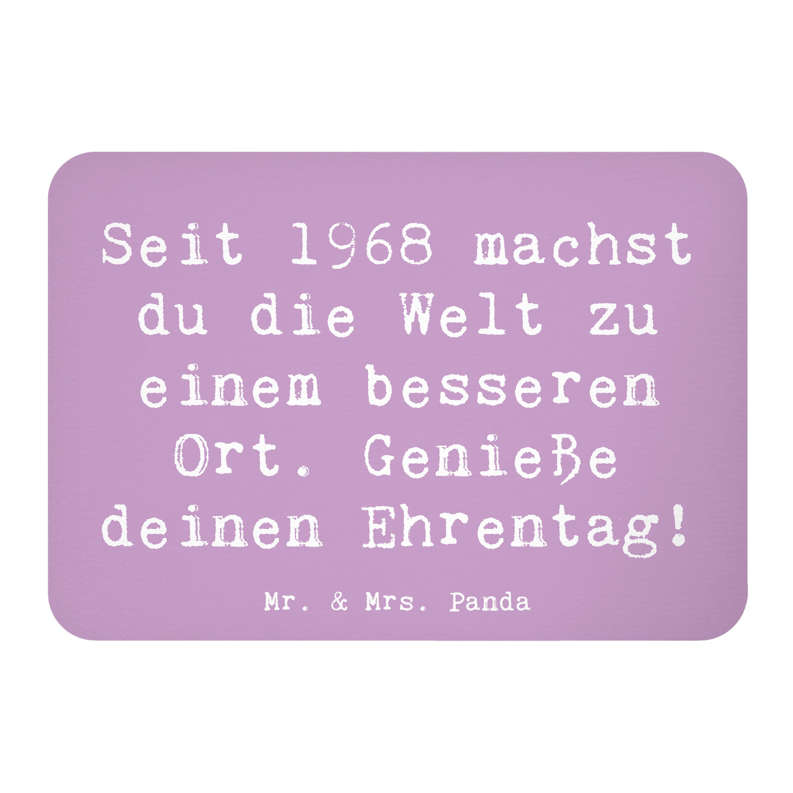 Magnet Spruch 1968 Geburtstag - Lavendeltraum - Geschenk, weltverbesserer, S