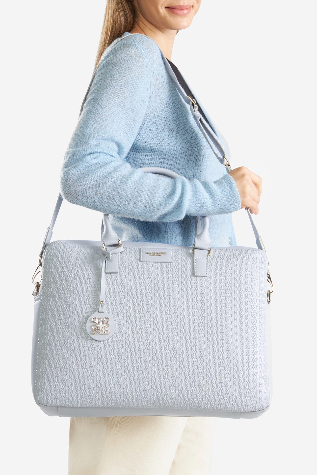 Nine West Handtasche NINE WEST Große Tasche LDA7742 blau