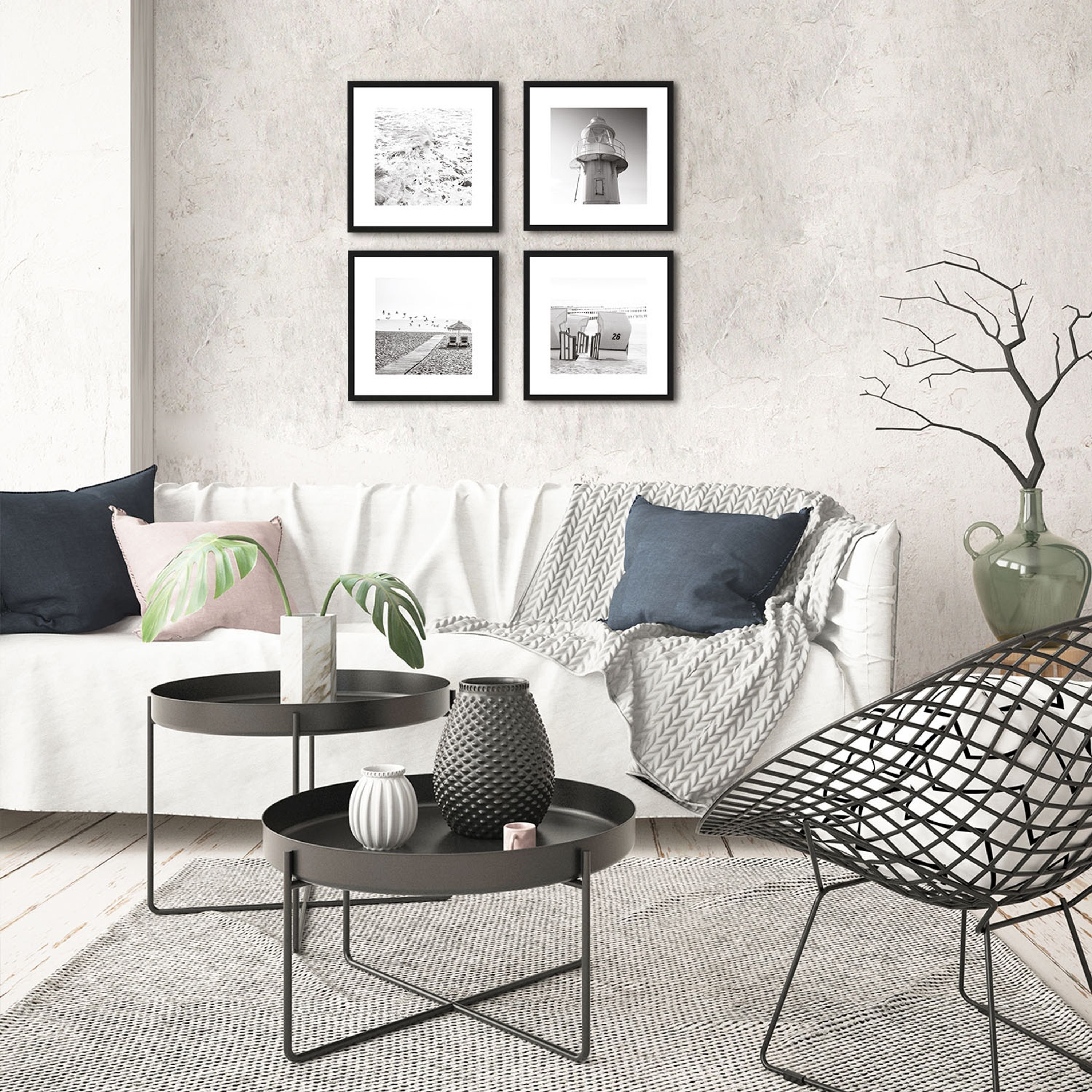 artissimo Bild mit Rahmen Design-Poster-Set mit günstig online kaufen