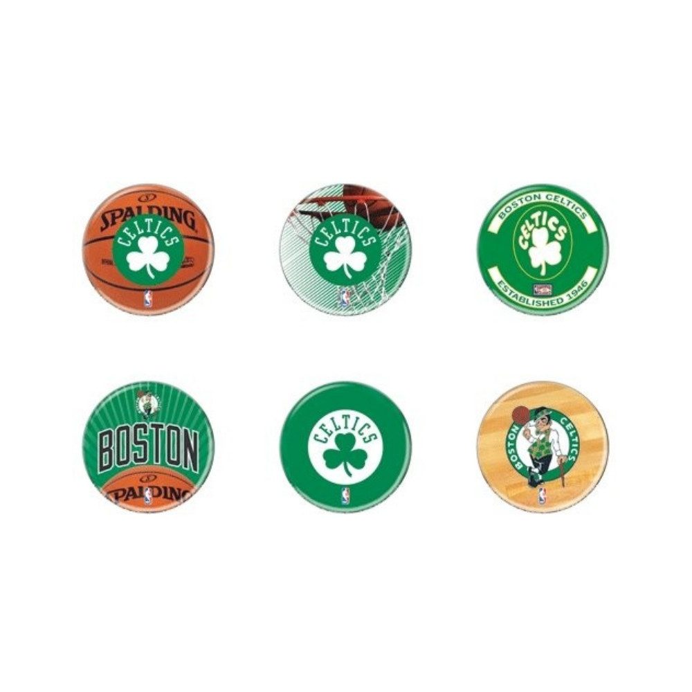 Boston Celtics Pins Boston Celtics Button 6er Pack
