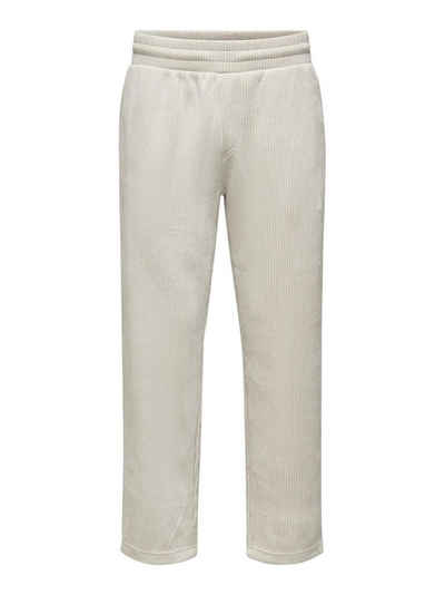 ONLY & SONS Stoffhose ONSACE TAPE CORD PANT 3619 SWT - 22023619 5045 in Beige