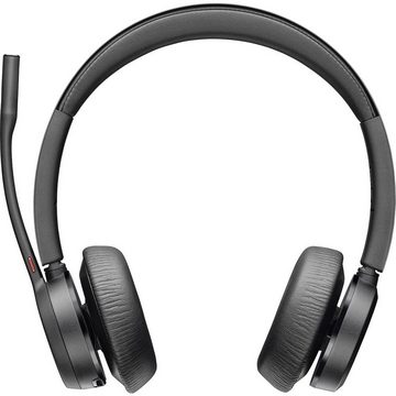 Poly BT Headset Voyager 4320 UC Stereo USB-C® mit Kopfhörer (Mikrofon-Stummschaltung)