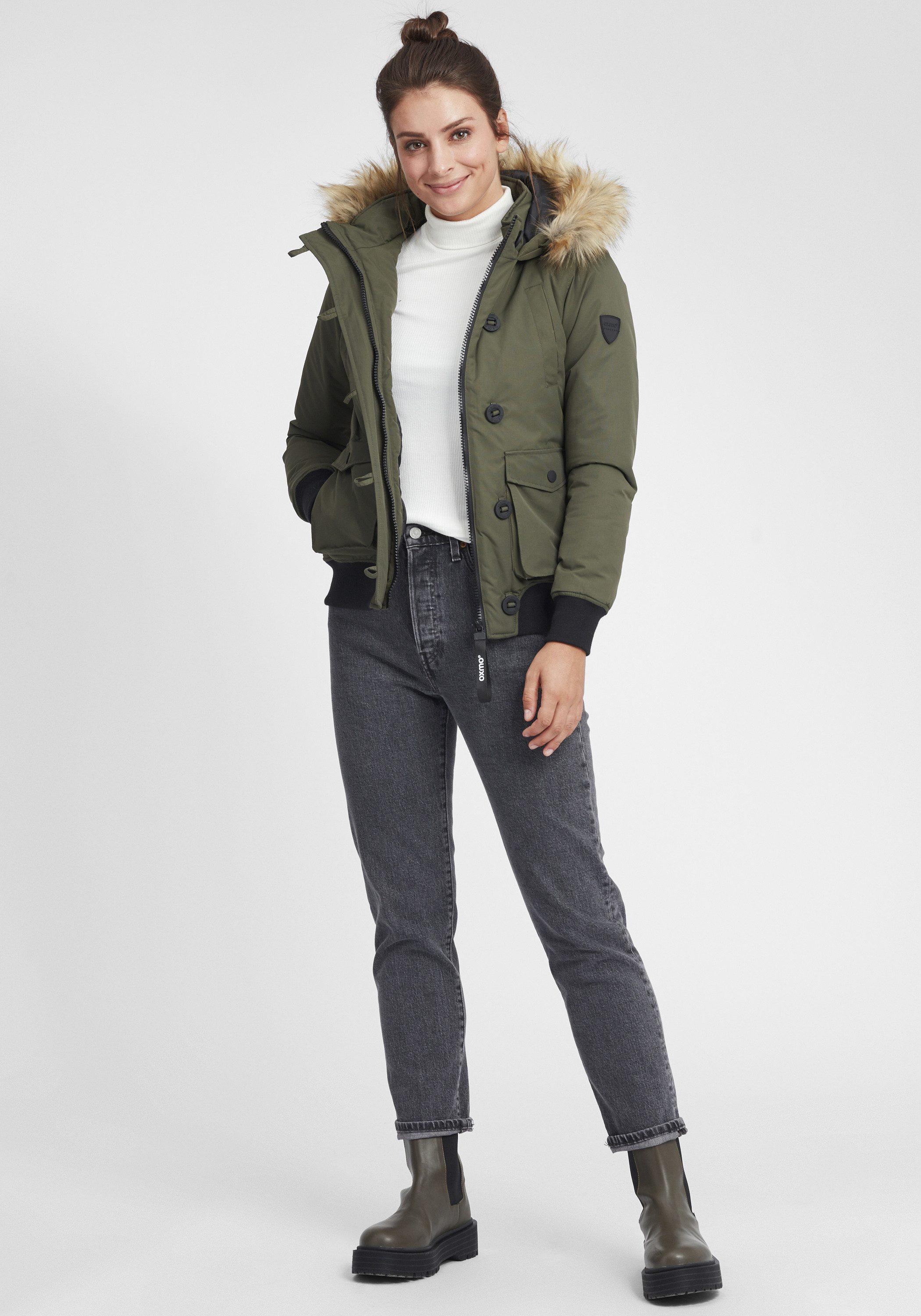 OXMO Winterjacke OXAcila Wattierte Winterjacke mit günstig online kaufen
