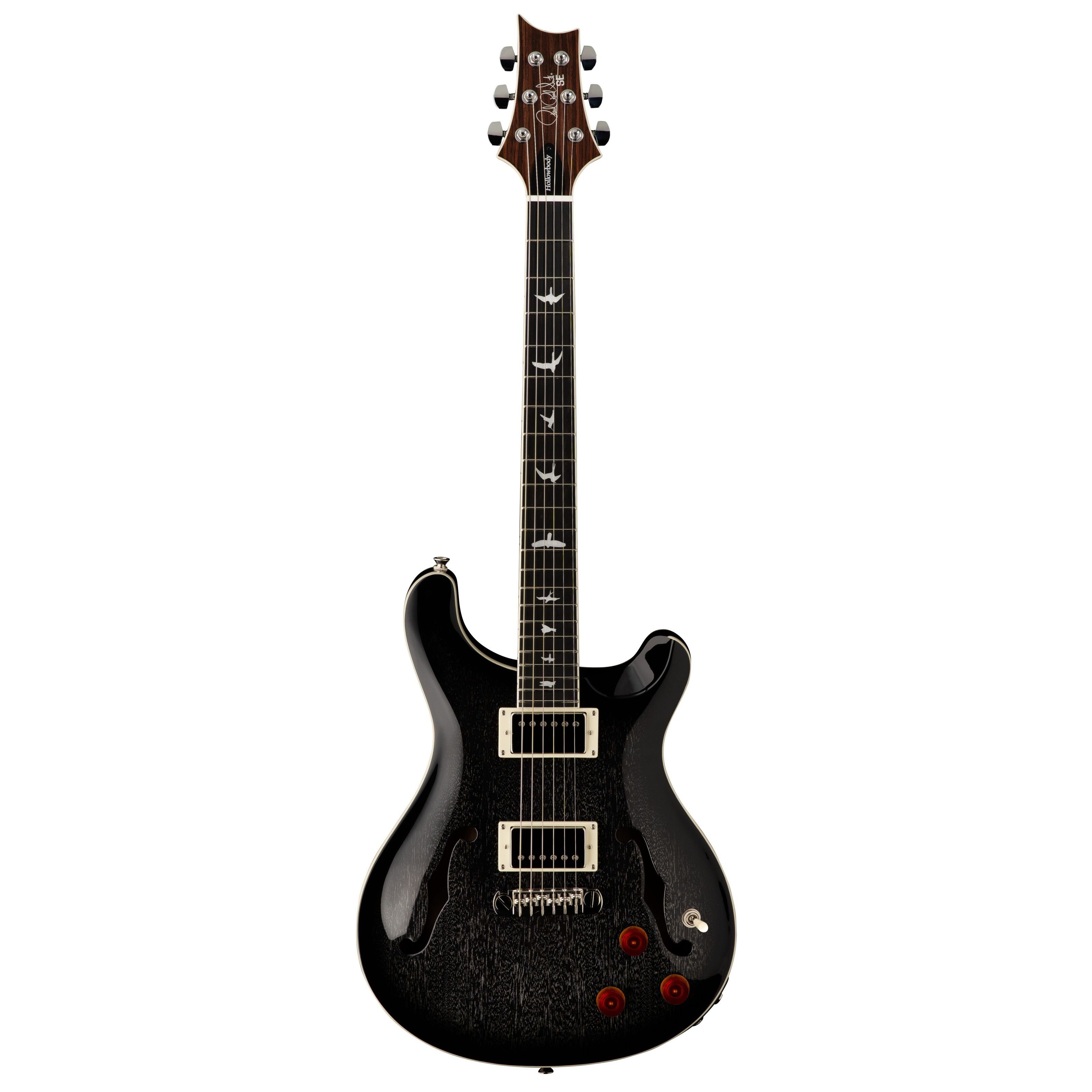 PRS E-Gitarre, SE Hollowbody Standard Piezo Dog Hair Smokeburst - E-Gitarre