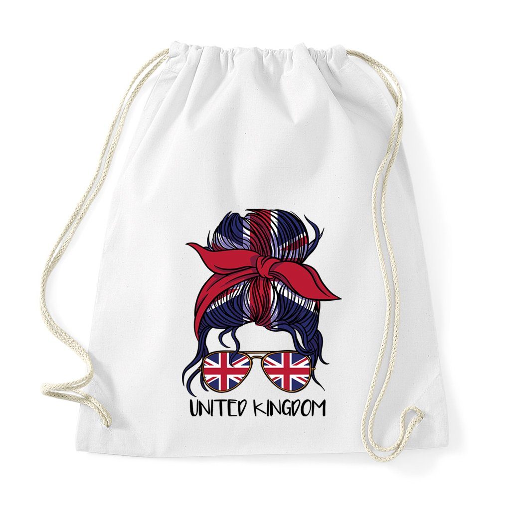 Youth Designz Turnbeutel England Britain Flagge Baumwolle Tasche, mit  trendigem Motiv