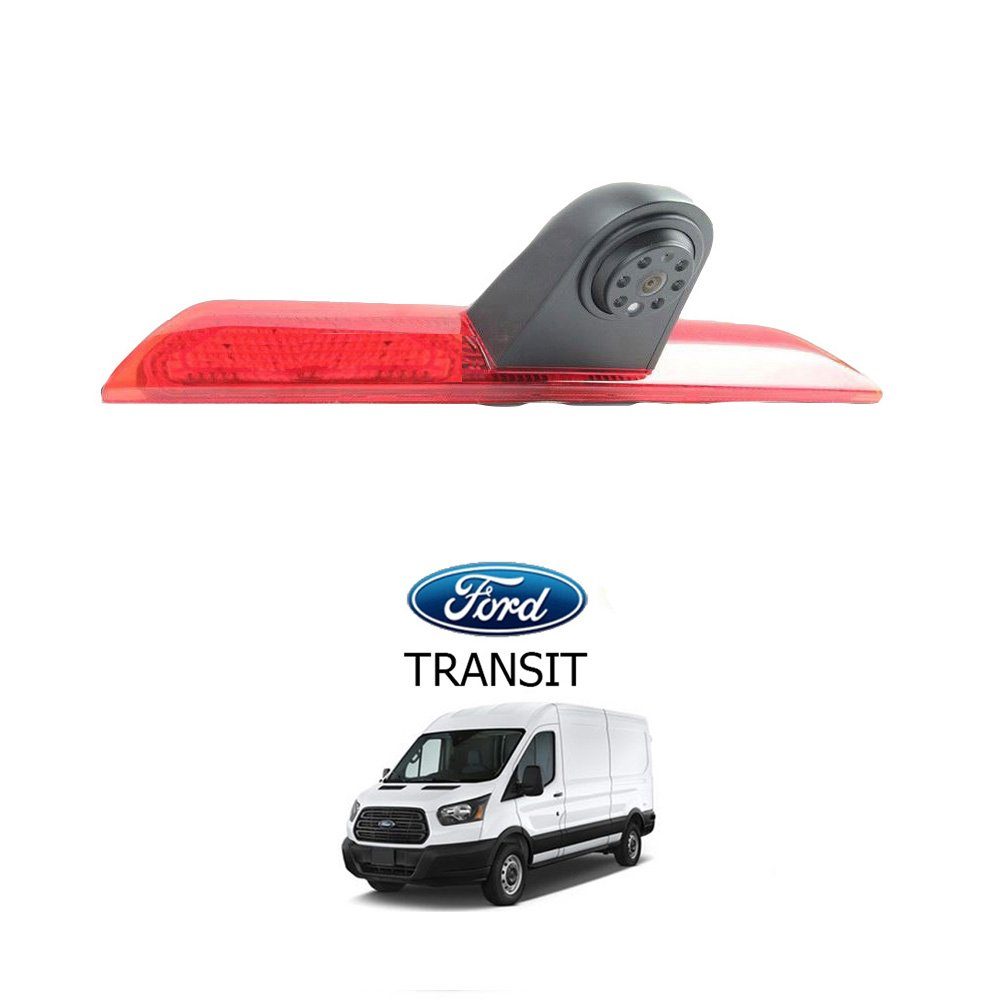 TAFFIO Für Ford Transit + Transporter LED Rückfahrkamera Nachtsicht Bremsleuchte 7" Monitor