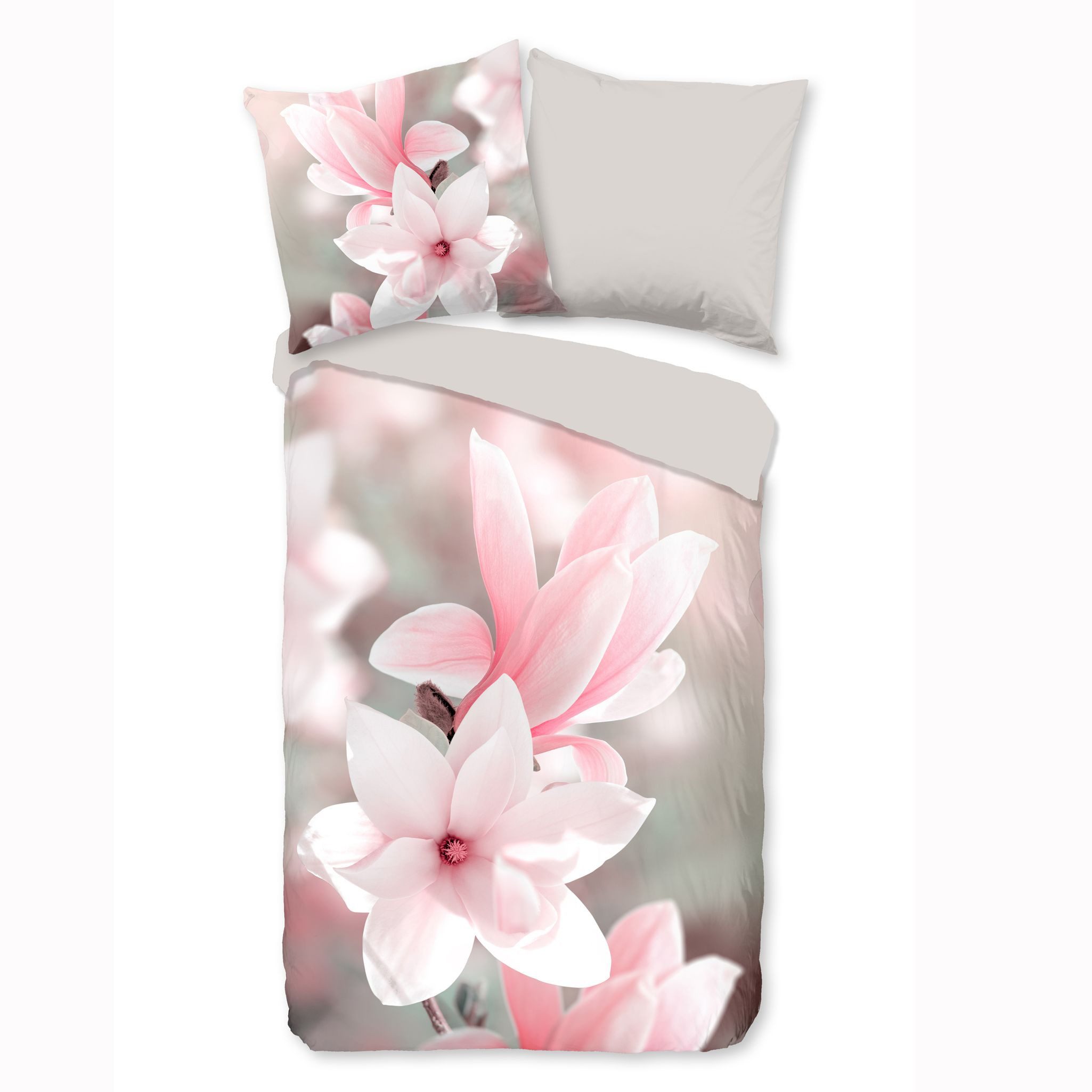 JACK Bettwäsche 135x200cm Pure Pastel Whisper Rosa, Microfaser, 2 teilig, m günstig online kaufen