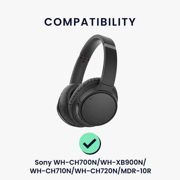 kwmobile 2x Ohr Polster für Sony WH-CH700N / WH-XB900N / WH-CH710N / WH-CH720N HiFi-Kopfhörer (Ohrpolster Kopfhörer Kunstleder für Over Ear Headphones Cooling Effekt)