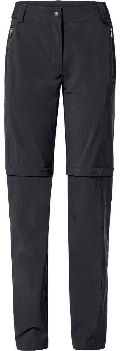 VAUDE Outdoorhose Wo Farley Stretch ZO T-Zip Pants II BLACK