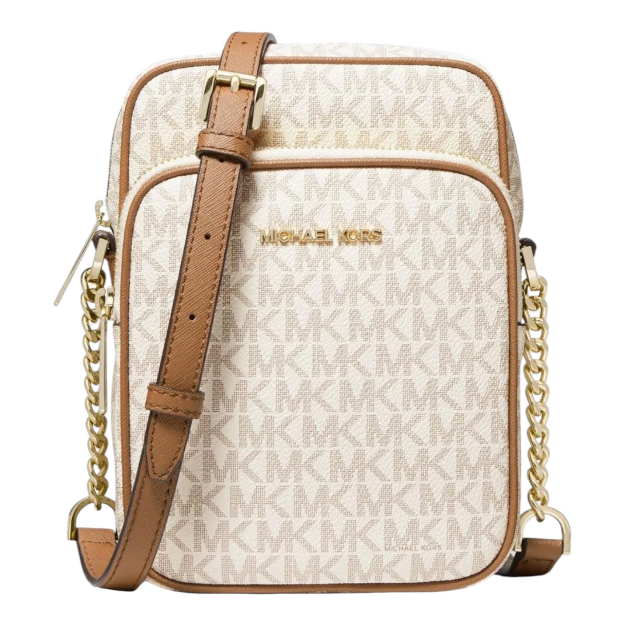 MICHAEL KORS Handtasche Michael Kors Jet Set Travel Umhängetasche Damen Vanille Crossbody