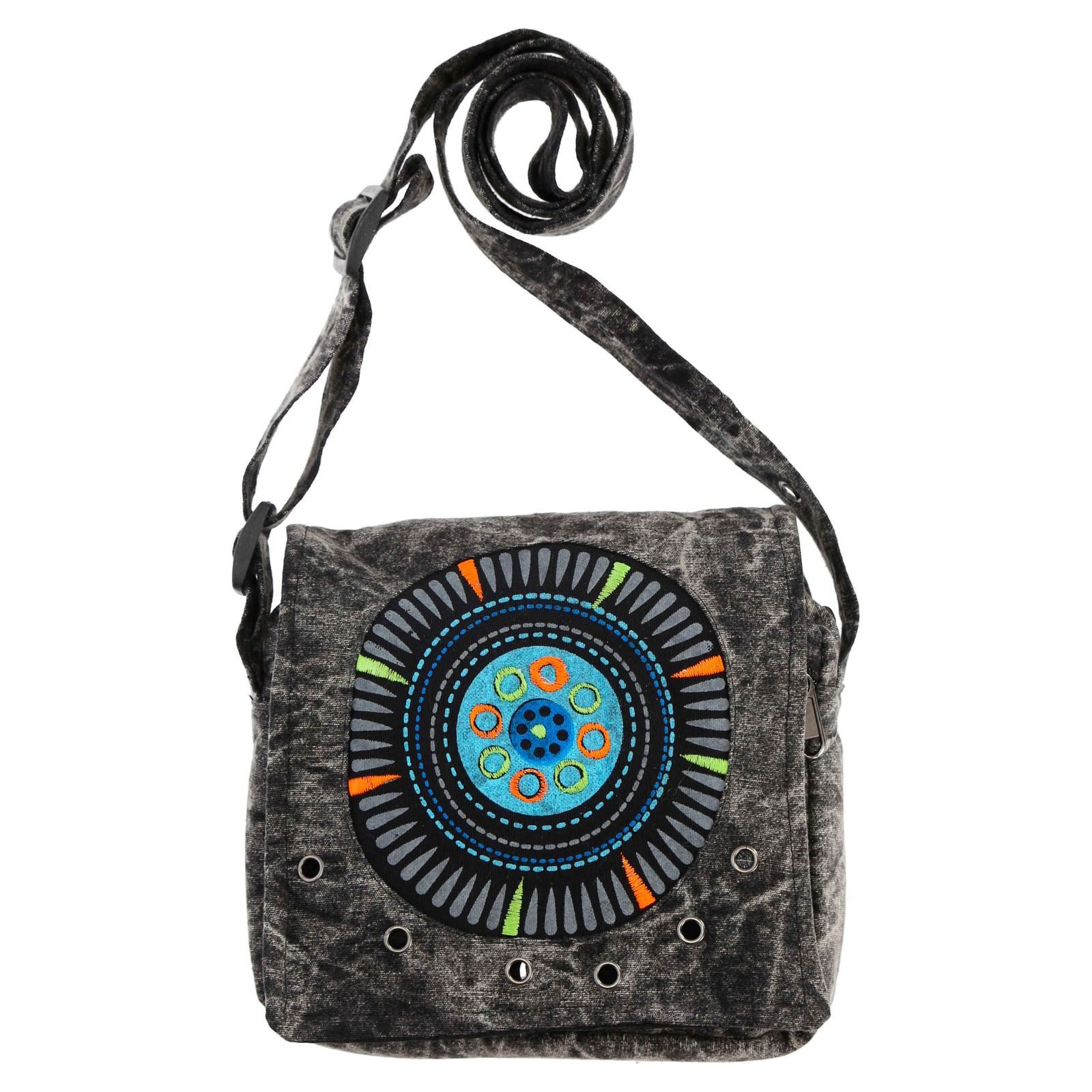 KUNST UND MAGIE Schultertasche Schultertasche Hippie Handtasche Tasche+Schulterriemen Damen Herren