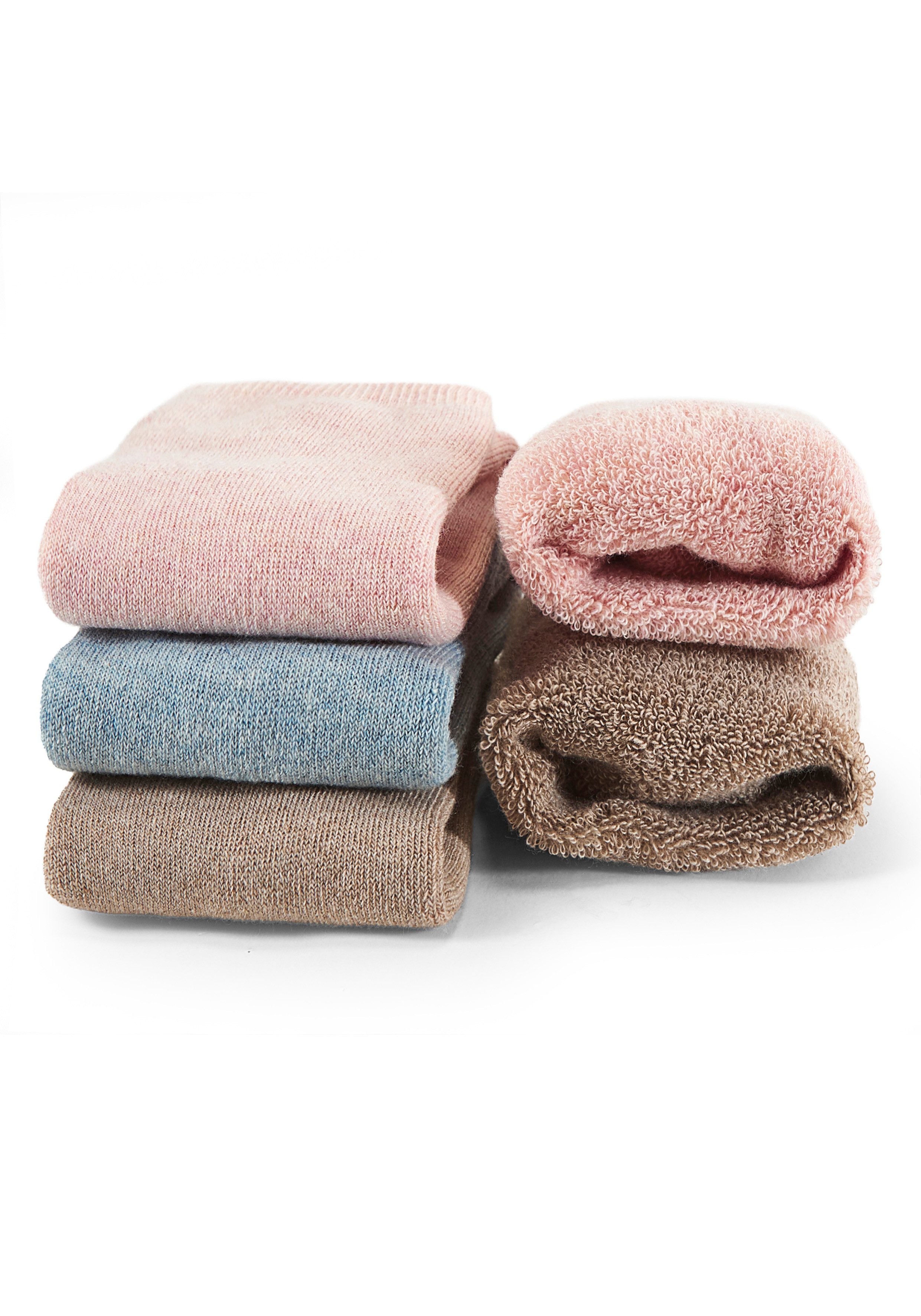 Arizona Kuschelsocken (Packung, 3-Paar) mit Antirutsch in Form eines Spruches