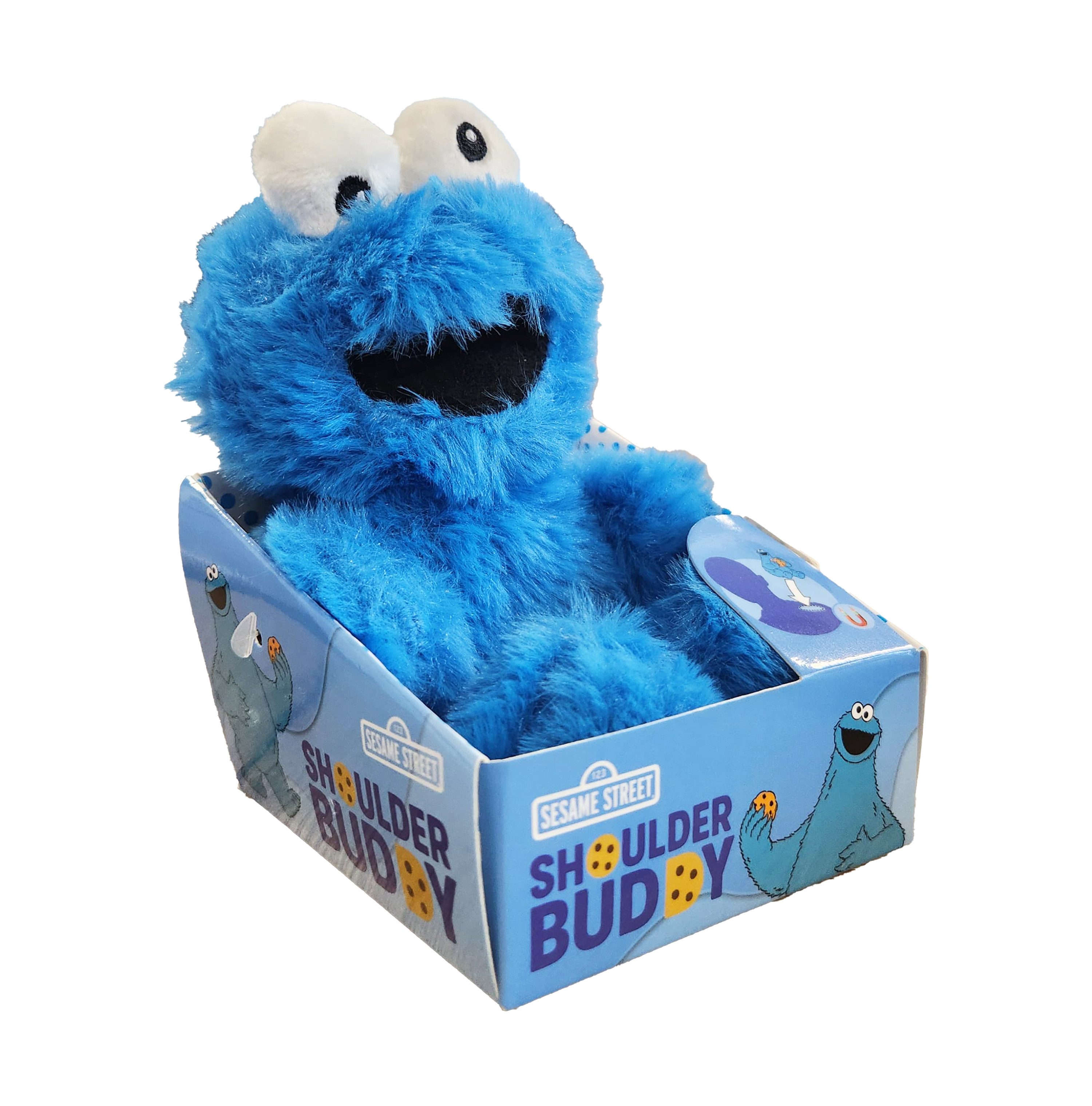 Sesamstrasse Plüschfigur Shoulder Buddy Krümelmonster, 15 cm
