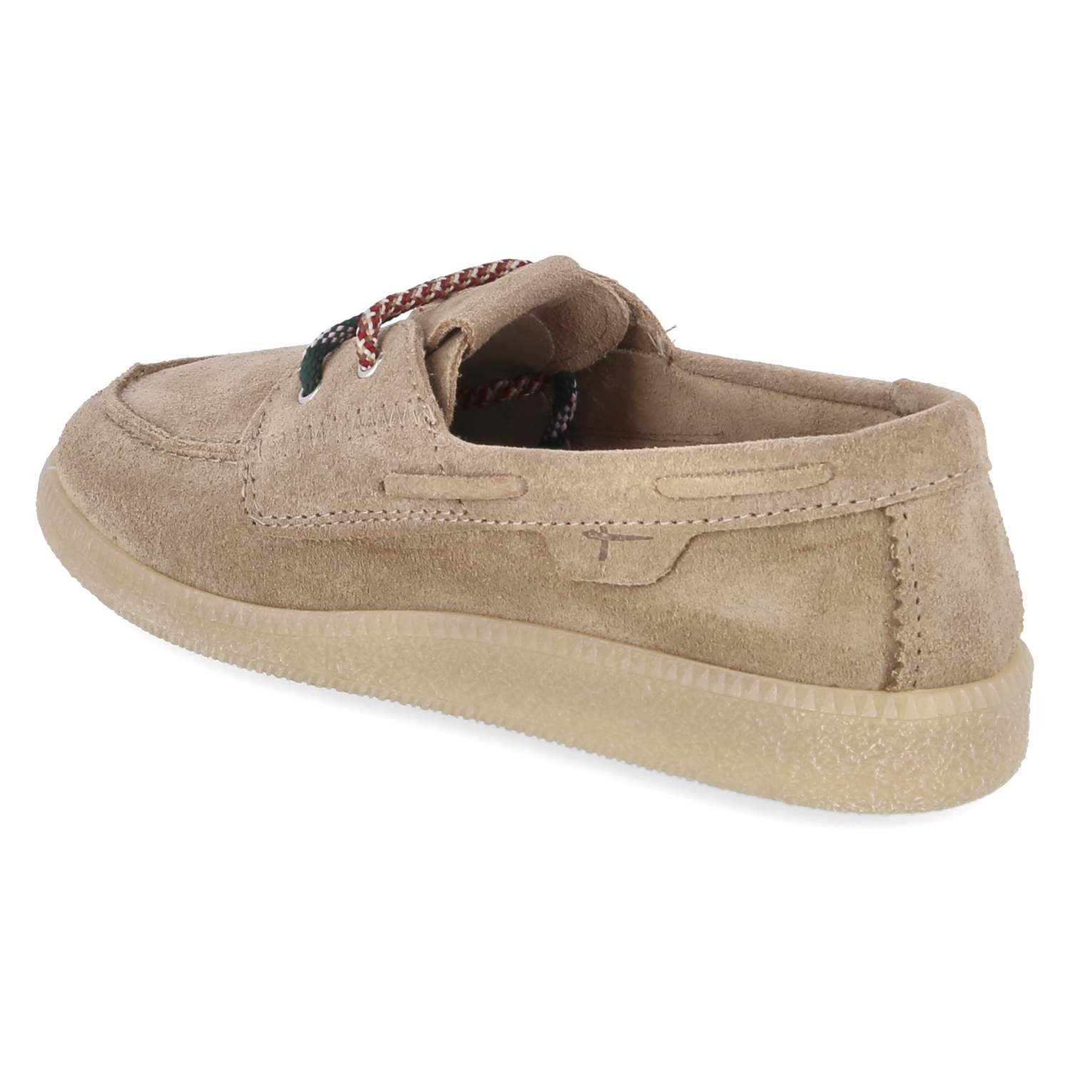 Tamaris Tamaris 1-23642-46-400 Damen Rauleder beige Schnürschuh