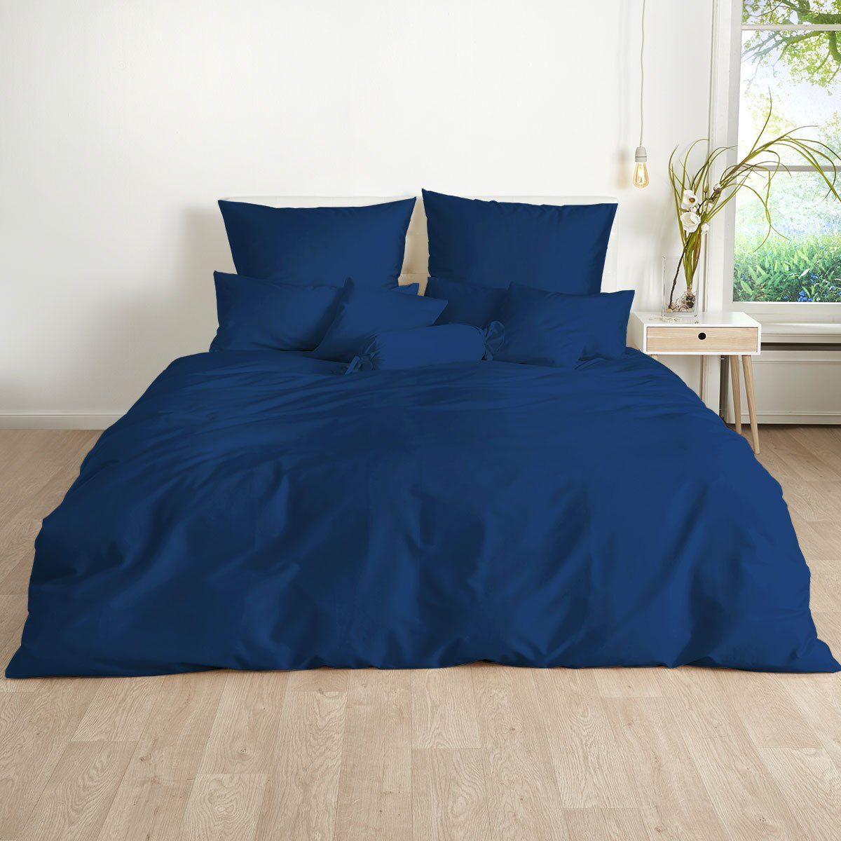TRAUMSCHLAF Bettwäsche Uni, Mako Satin, 2 günstig online kaufen