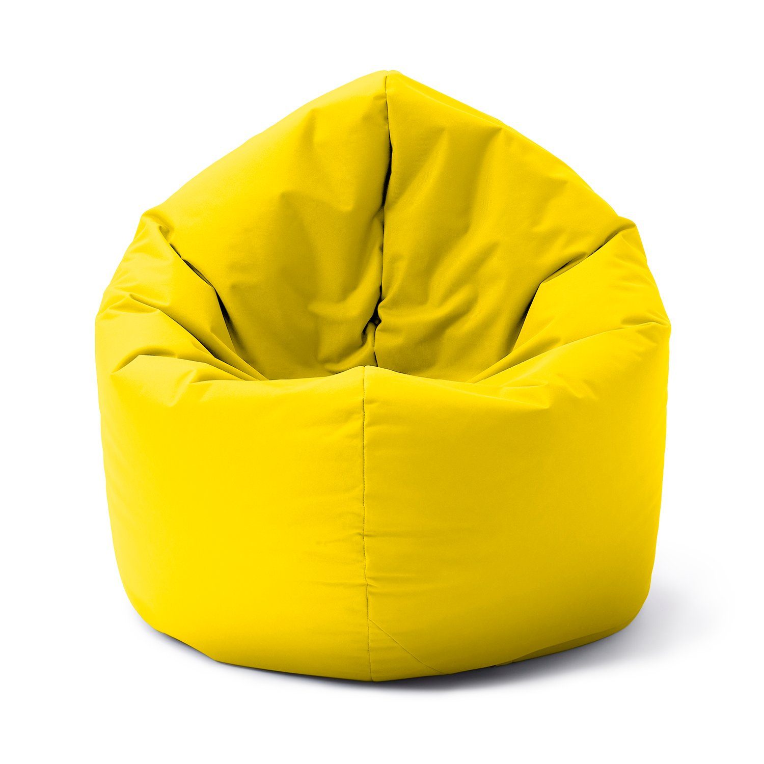 Lumaland Sitzsack In-& Outdoor Sitzkissen Bean Bag, XXL 300L Gaming Lounge 75x120x75 gelb | Sitzsäcke