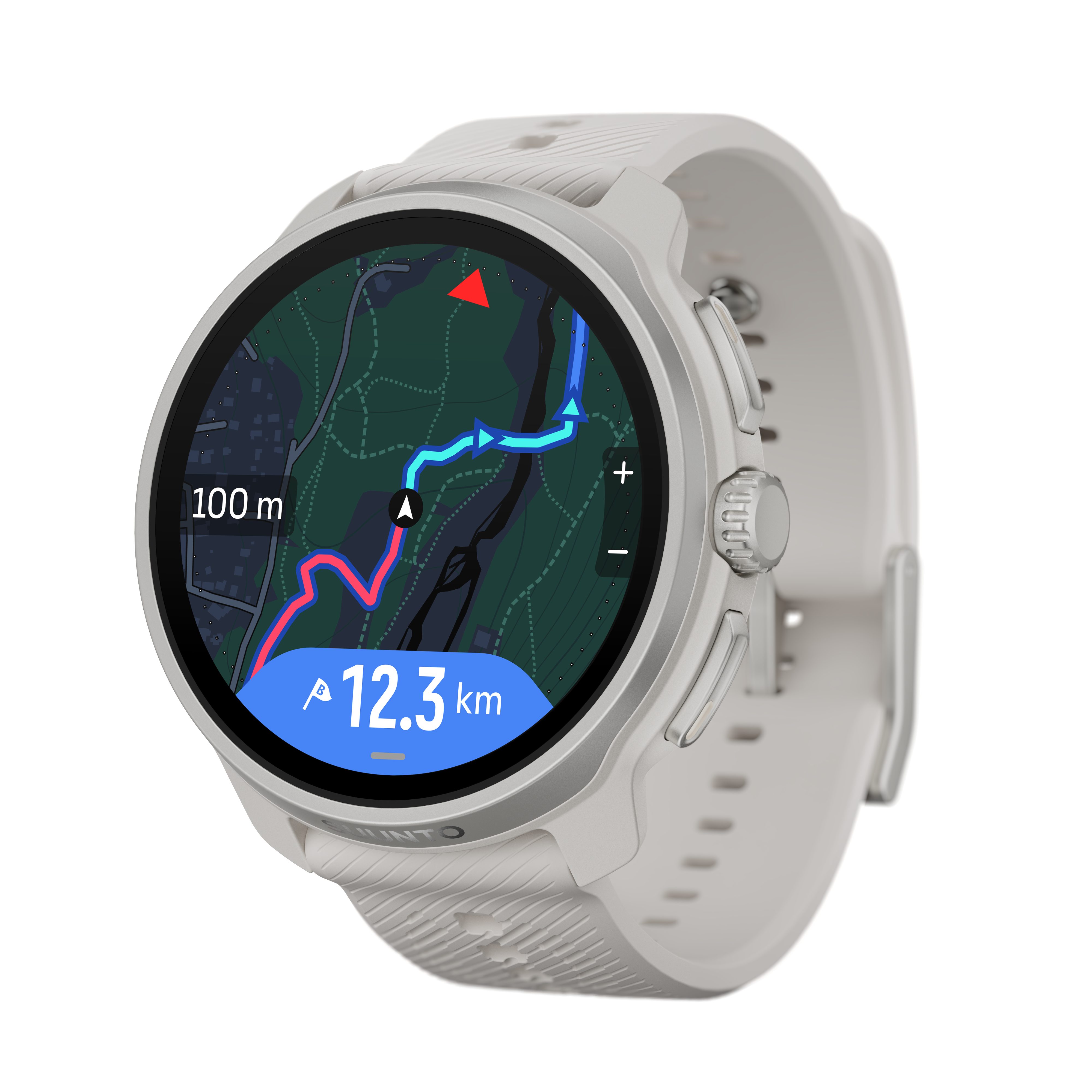 Suunto RACE 2 Die ultimative Performance-Uhr für Wettkämpfe und Training Fitnessuhr (3,8 cm), 1,5-Zoll-AMOLED-Display, 115 Sport-Modi, schlank, leicht