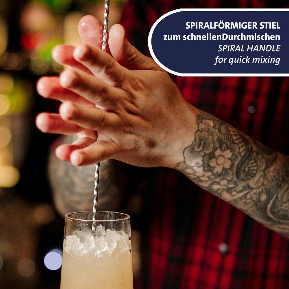 WESTMARK Servierlöffel Barlöffel James – praktisches Bar-Zubehör zum Mixen von Cocktails – Bild 4 von 5