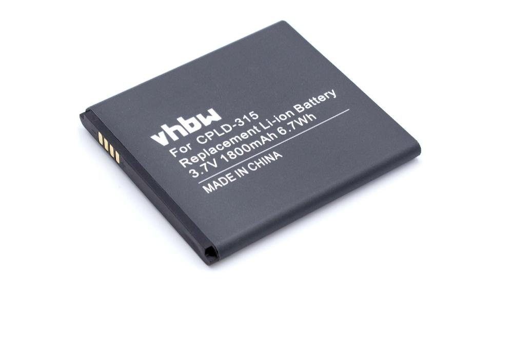 vhbw kompatibel mit SFR StarAddict 3, III Smartphone-Akku Li-Ion 1800 mAh (3,7 V)