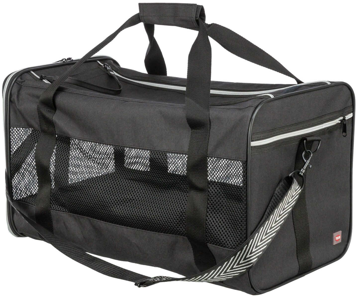 TRIXIE Tiertransporttasche Tasche Ryan - schwarz - 26 × 27 × 47 cm