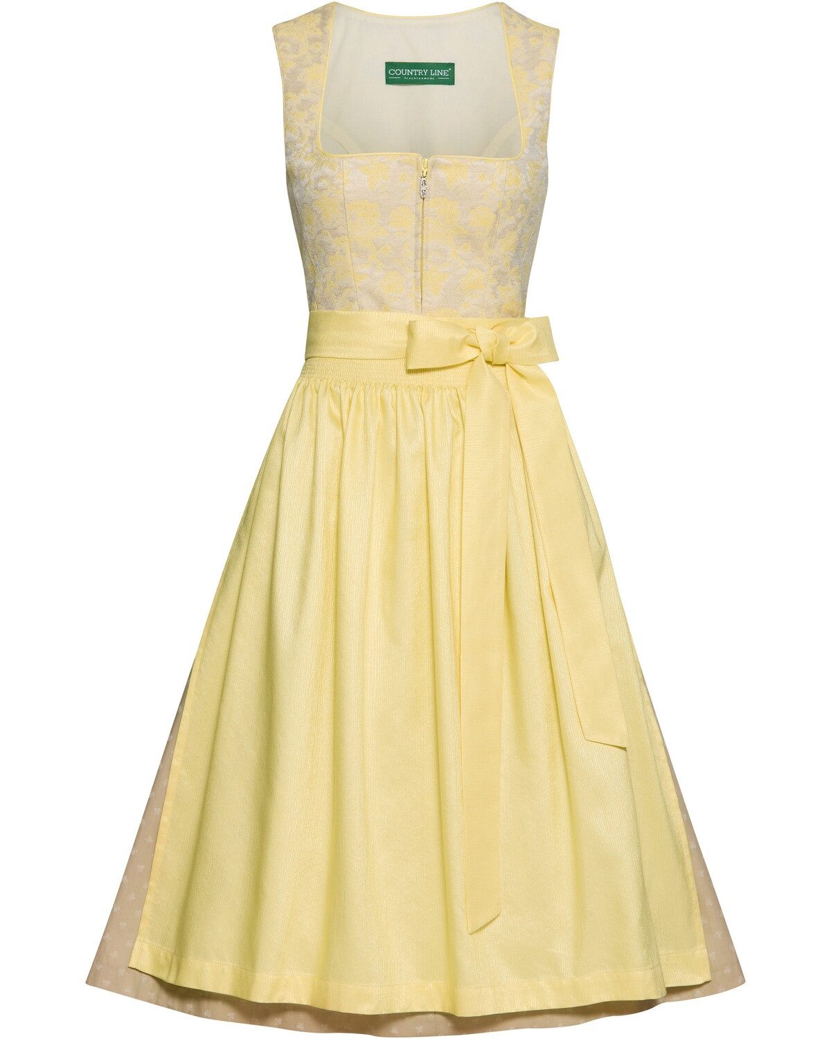 Country Line Dirndl Midi-Jacquard-Dirndl