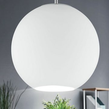 etc-shop LED Pendelleuchte, Leuchtmittel inklusive, Warmweiß, LED 7 Watt Pendel Leuchte Glas Kugel Beleuchtung Hänge Lampe E27