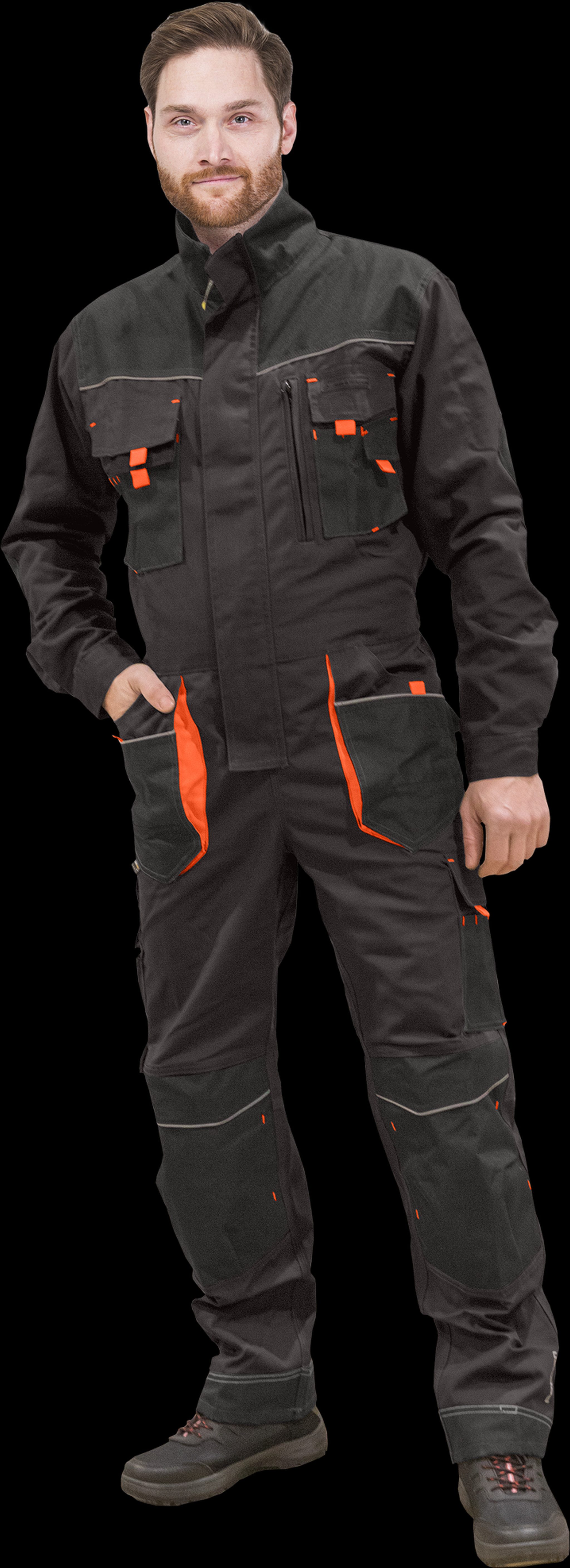 LEBER & HOLLMANN Arbeitsoverall Overall Arbeitsoverall Anzug Schutzanzug Leber&hollman (LH-FMN-O-SBP)