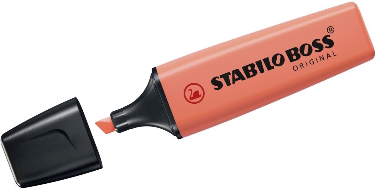 STABILO Marker Textmarker Boss Original Pastel Korallrot