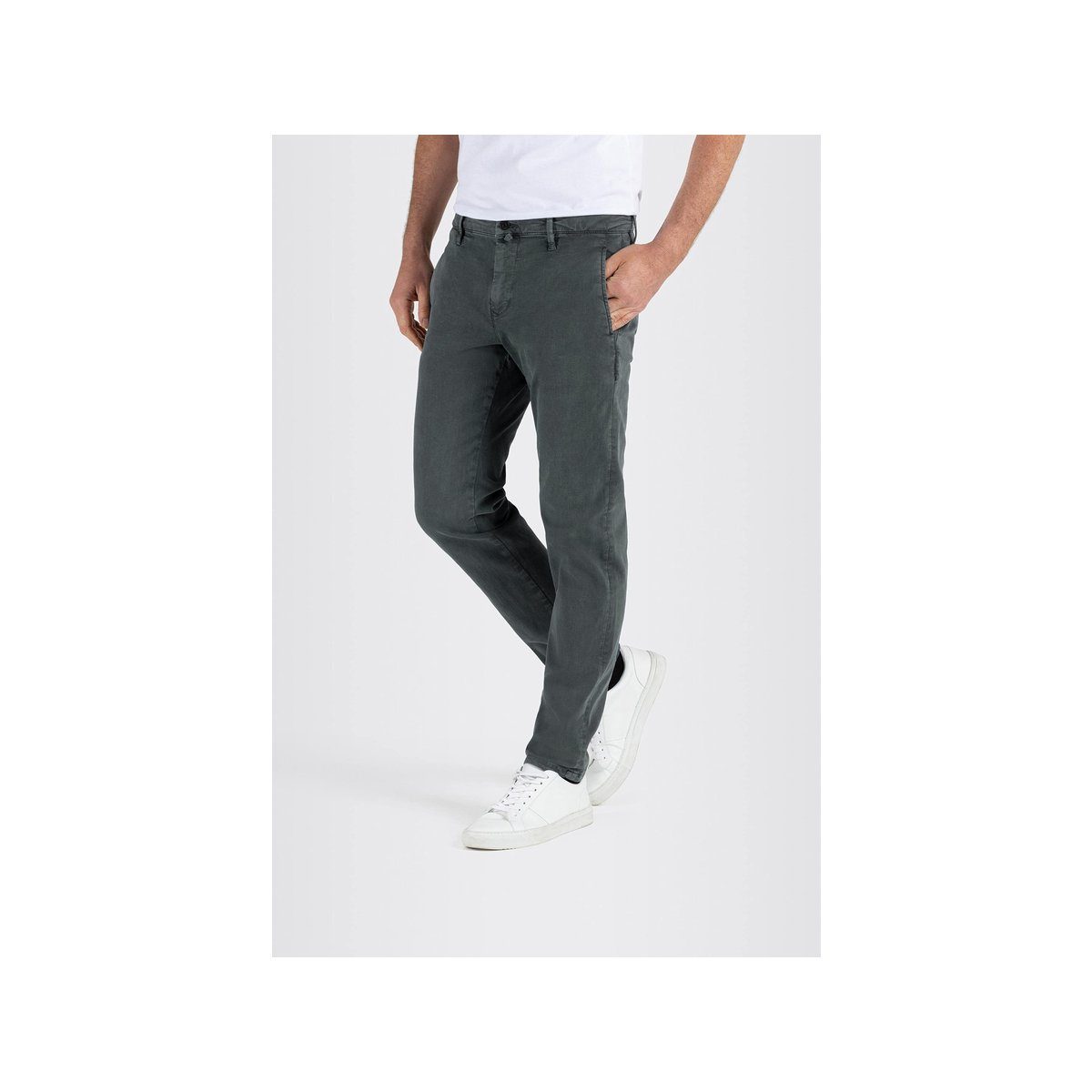 5-Pocket-Jeans grün (1-tlg) MAC