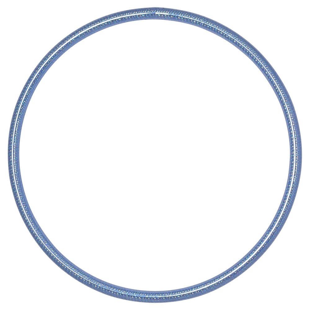 Hoopomania Hula-Hoop-Reifen Kinder Hula Hoop, Hologramm Farben, Ø 70cm Türkis
