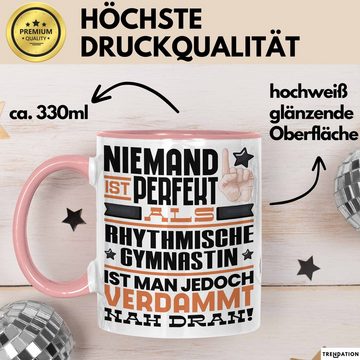 Trendation Tasse Rhythmische Gymnastin Geschenk Tasse Lustige Geschenkidee für Rhythmis