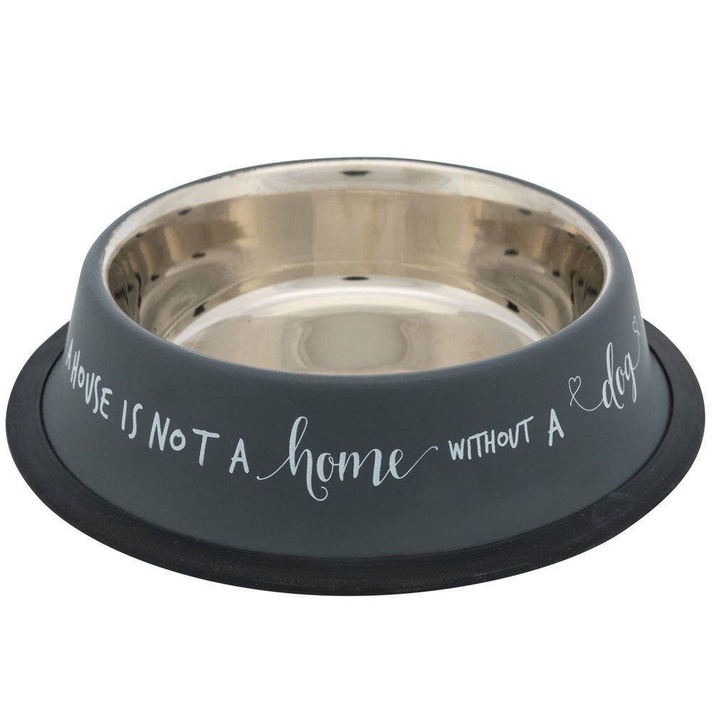 TRIXIE Napf Trixie Edelstahlnapf Home für Hunde Maße: 0,7 l/ø 21 cm
